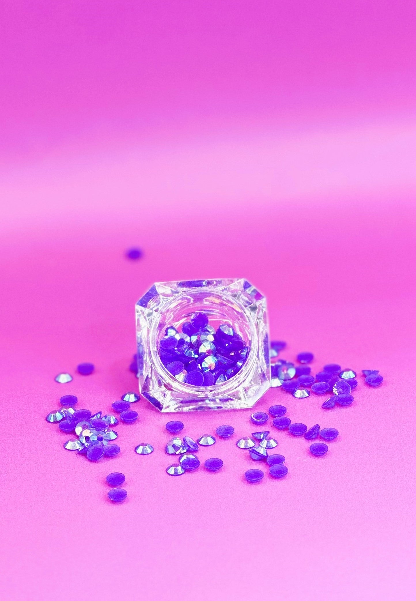 Rhinestones all purple 5mm