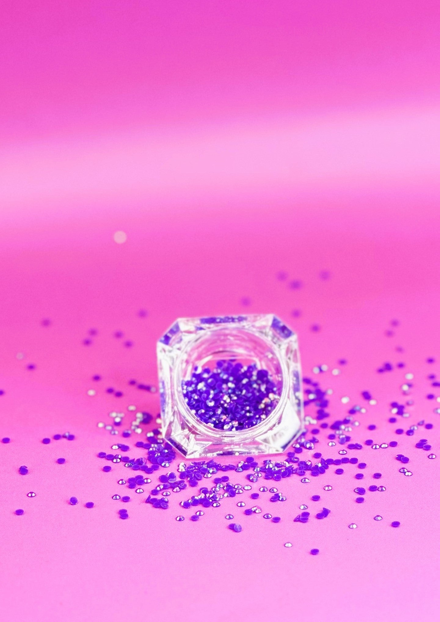Rhinestones all purple 3mm