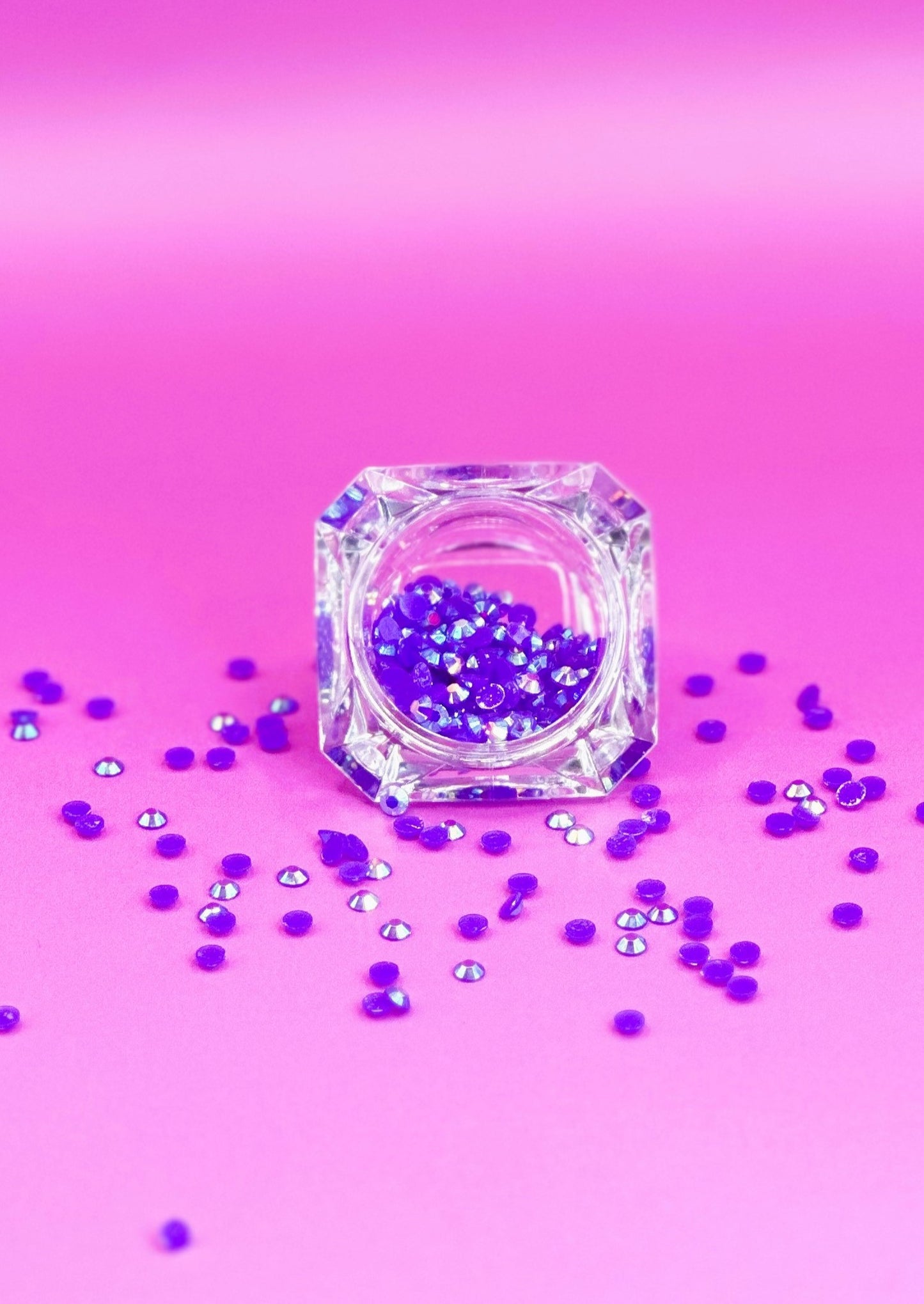 Rhinestones all purple 4mm