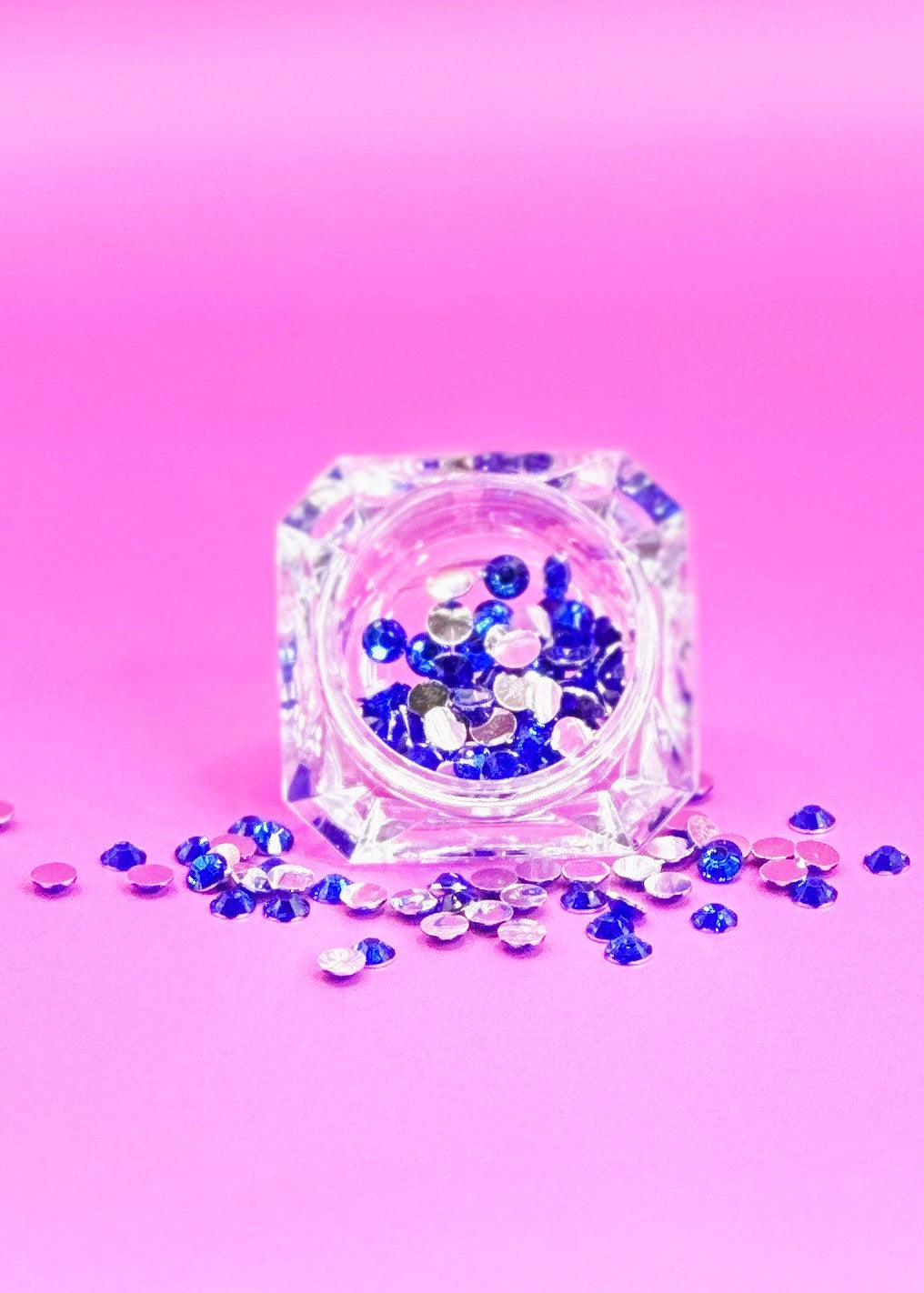 Rhinestones blue 3mm