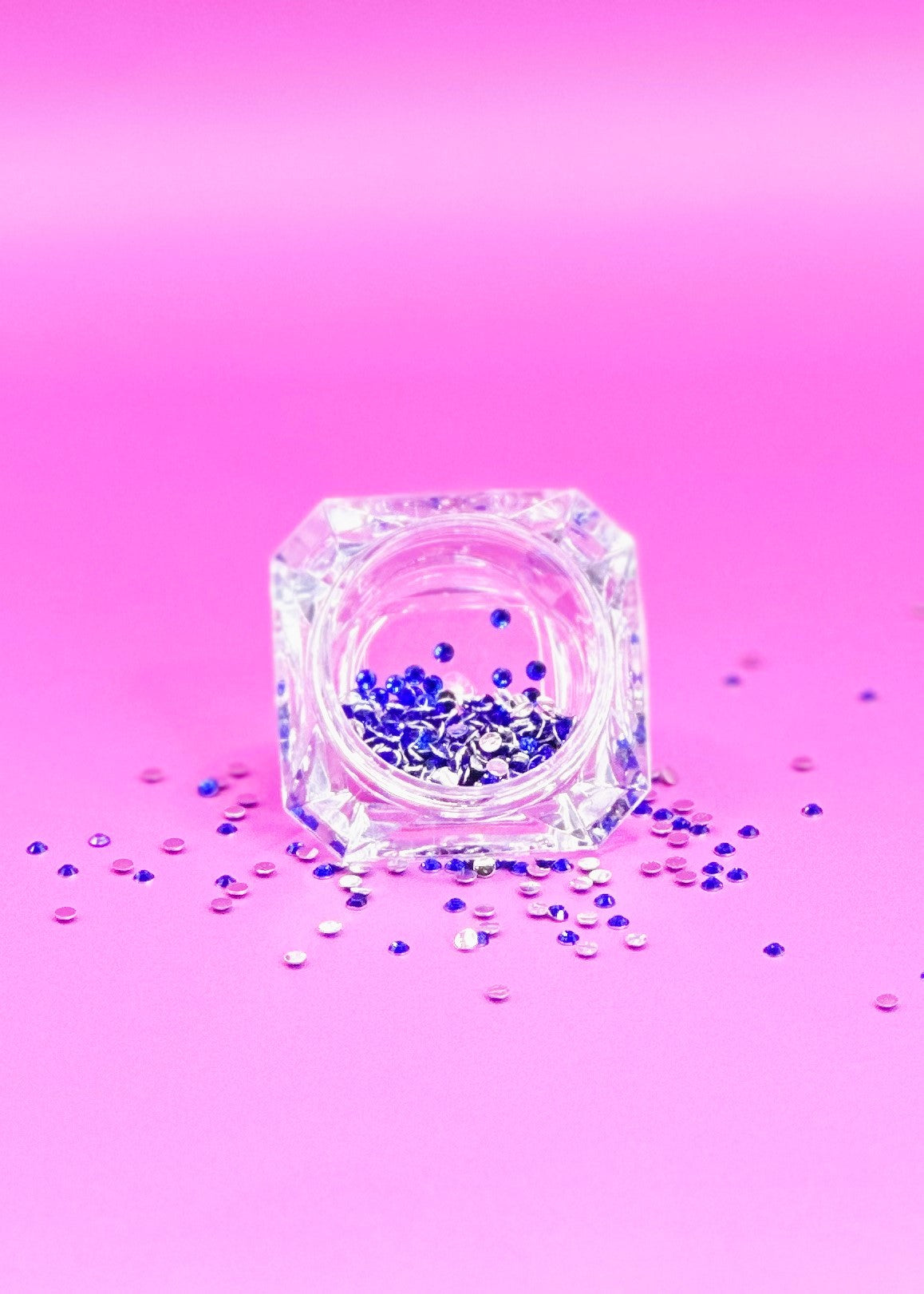 Rhinestones blue 2mm