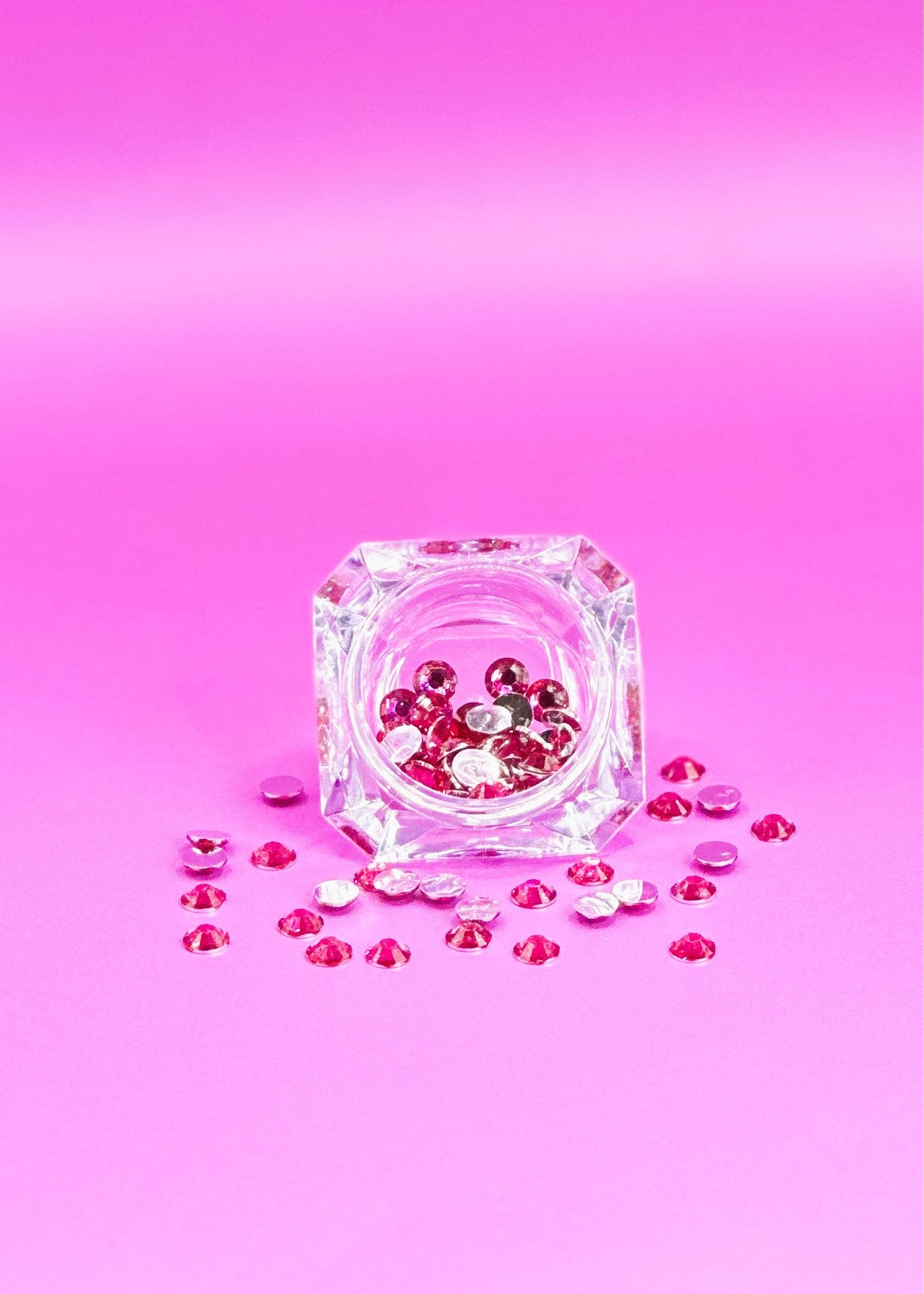 Rhinestones pink 5mm
