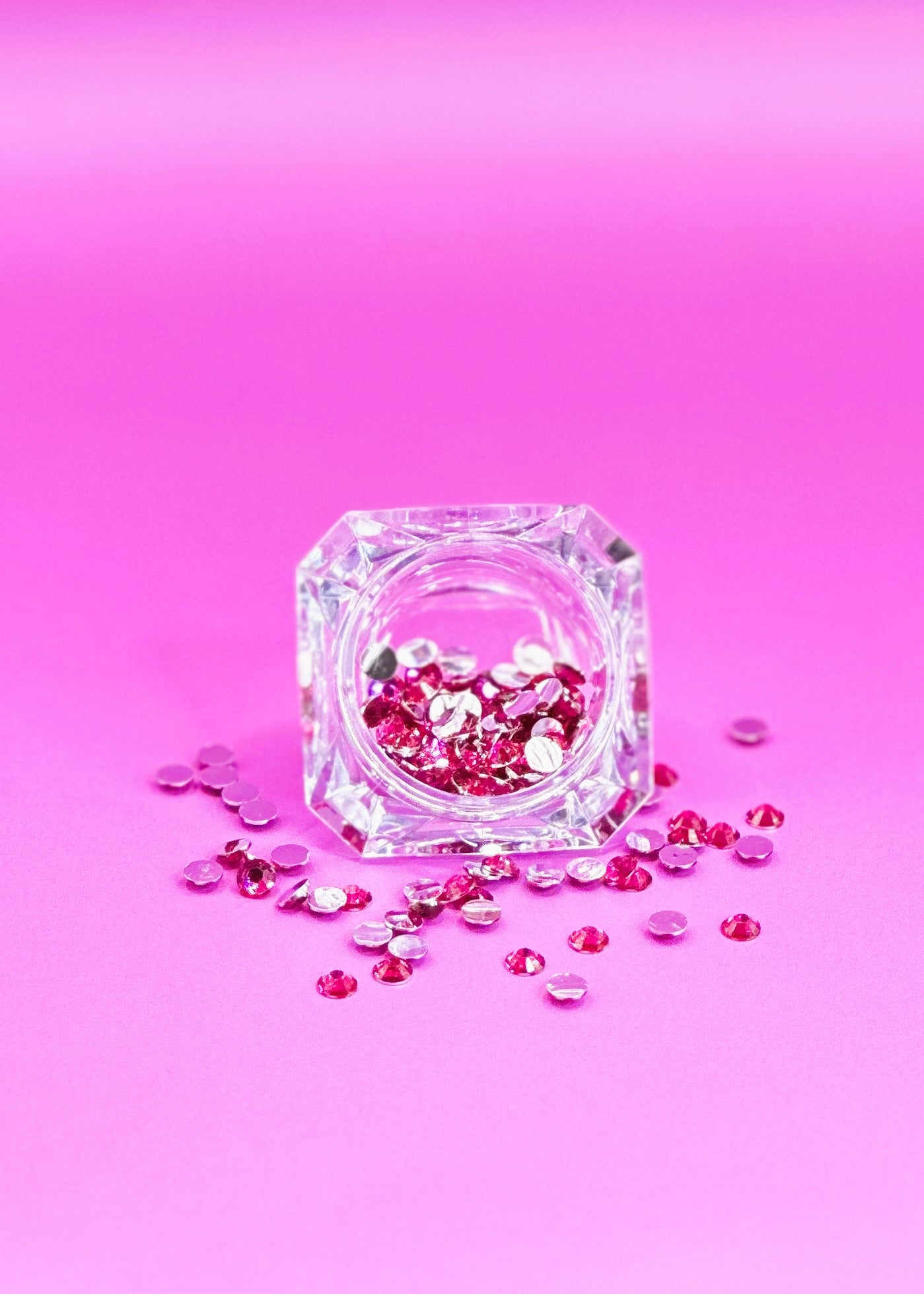 Rhinestones pink 4mm