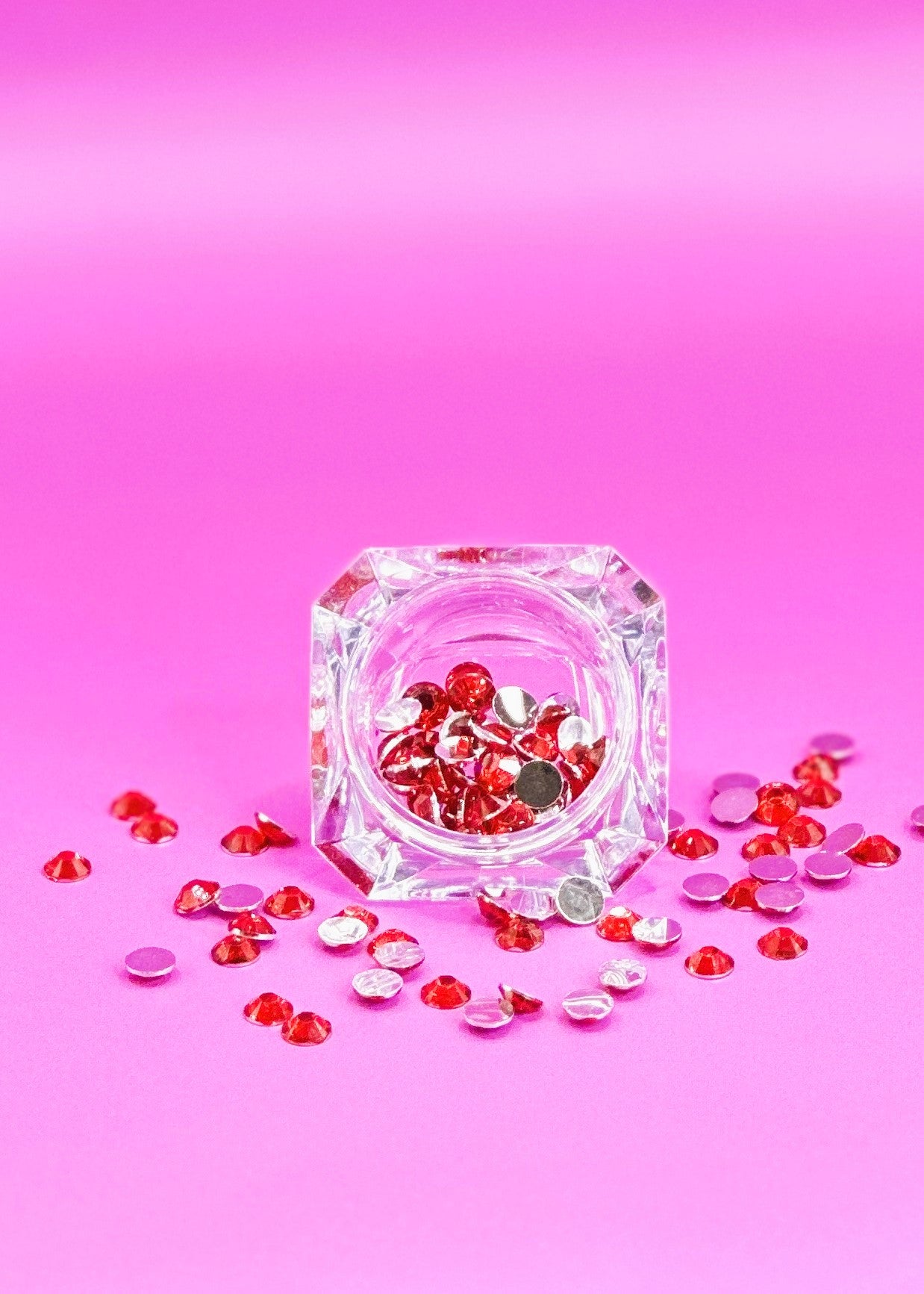 Rhinestones red 5mm