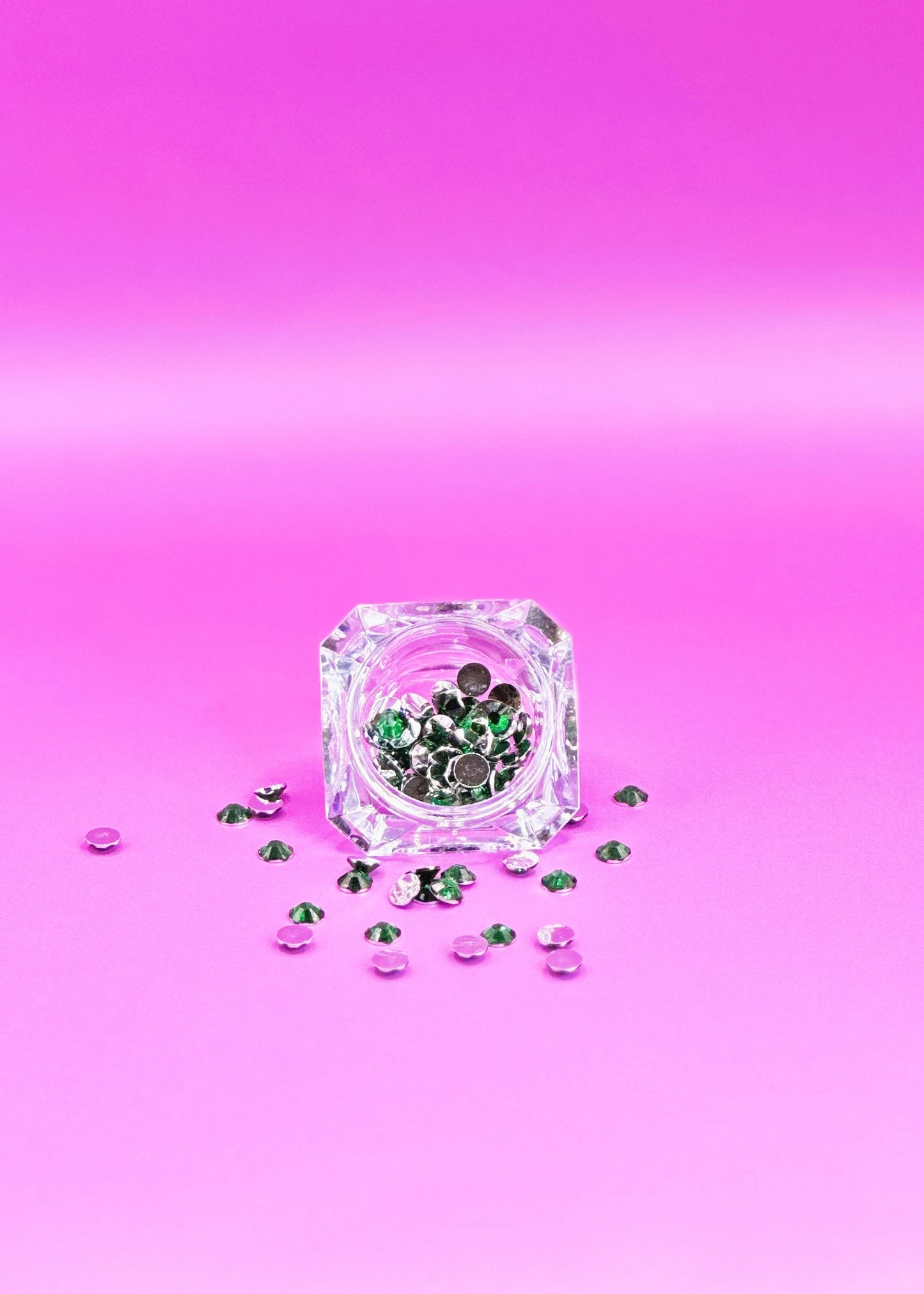 Rhinestones green 5mm