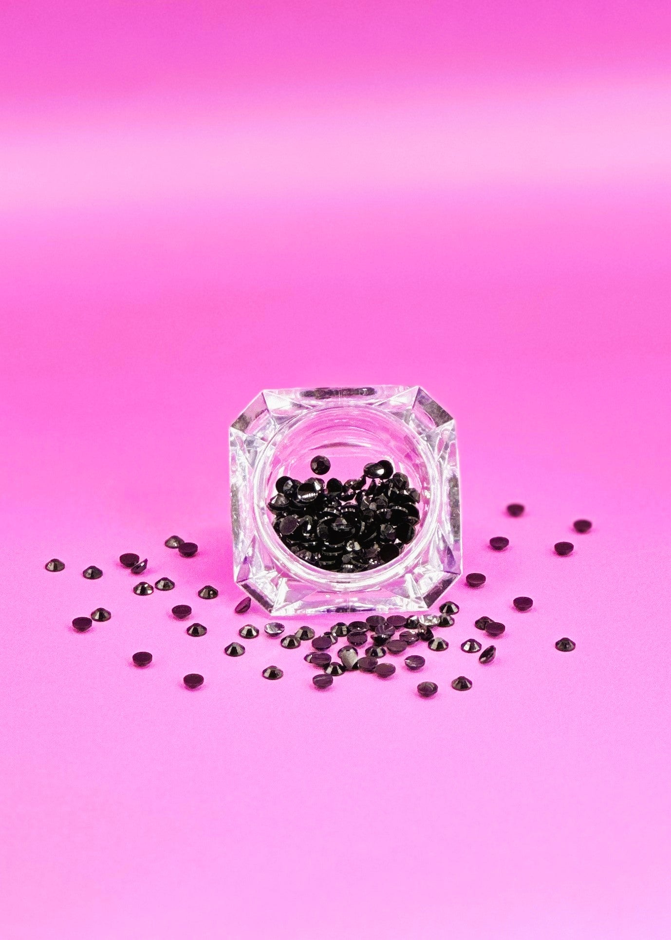 Rhinestones all black 3mm