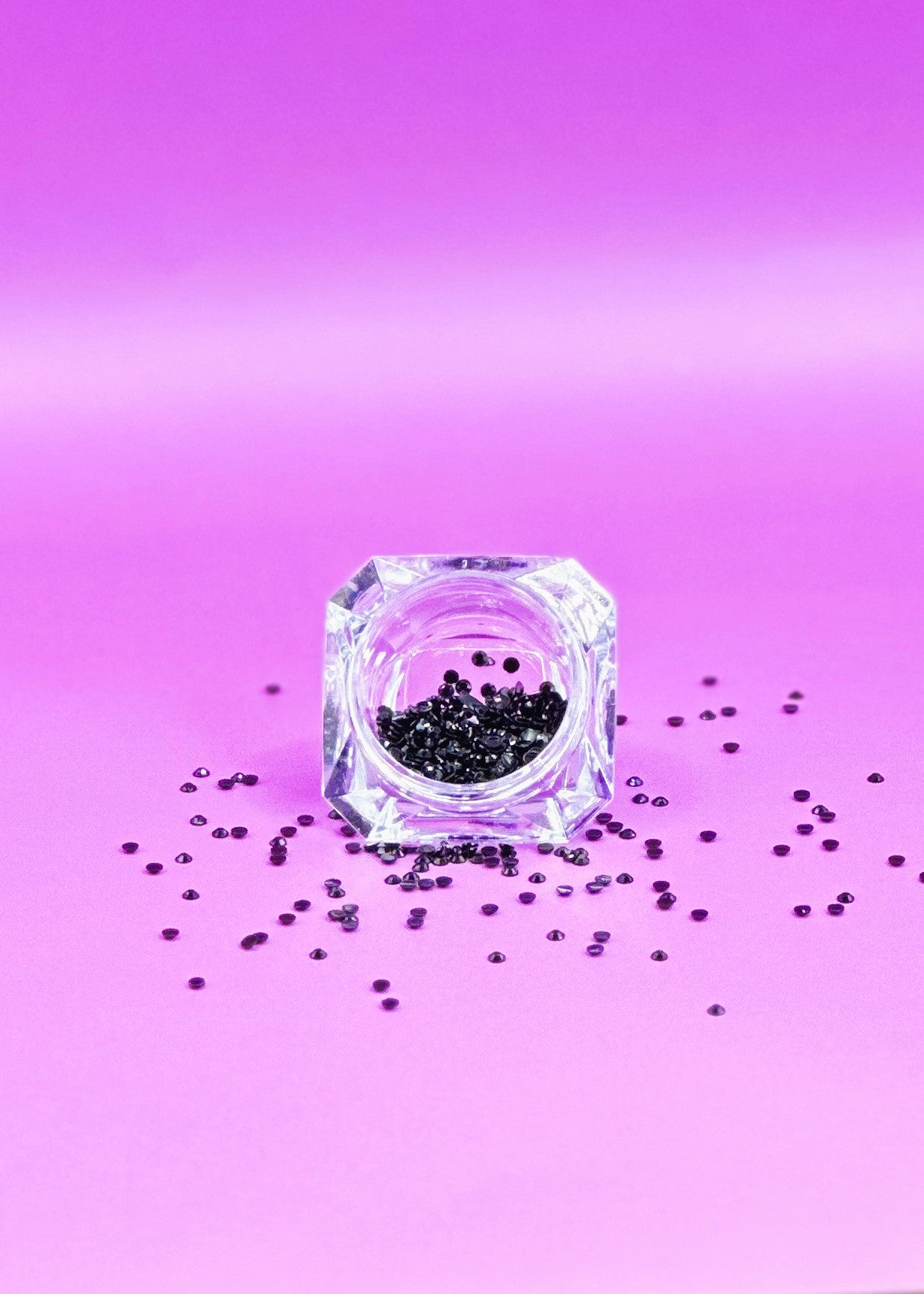 Rhinestones all black 2mm